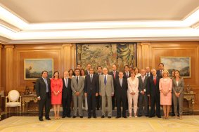 Audiencia Real a la Junta de Gobierno de la FEMP, en septiembre de 2012.